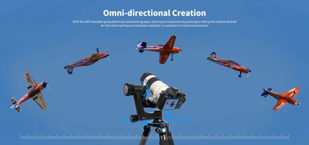 4 ข้อดีของ Gimbal Head ที่มาช่วยในการถ่ายภาพ Telephoto 2 Gimbal Head