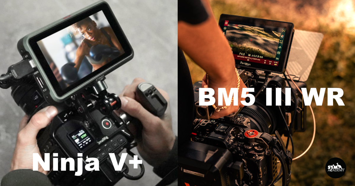 PORTKEYS BM5 III WR Monitor และ Atomos Ninja V+-1 PORTKEYS BM5 III WR Monitor และ Atomos Ninja V+-1