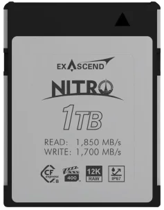"Exascend CFexpress Card" รองรับกับกล้องรุ่นอะไรบ้าง? 5 Nitro CFE 1TB 1
