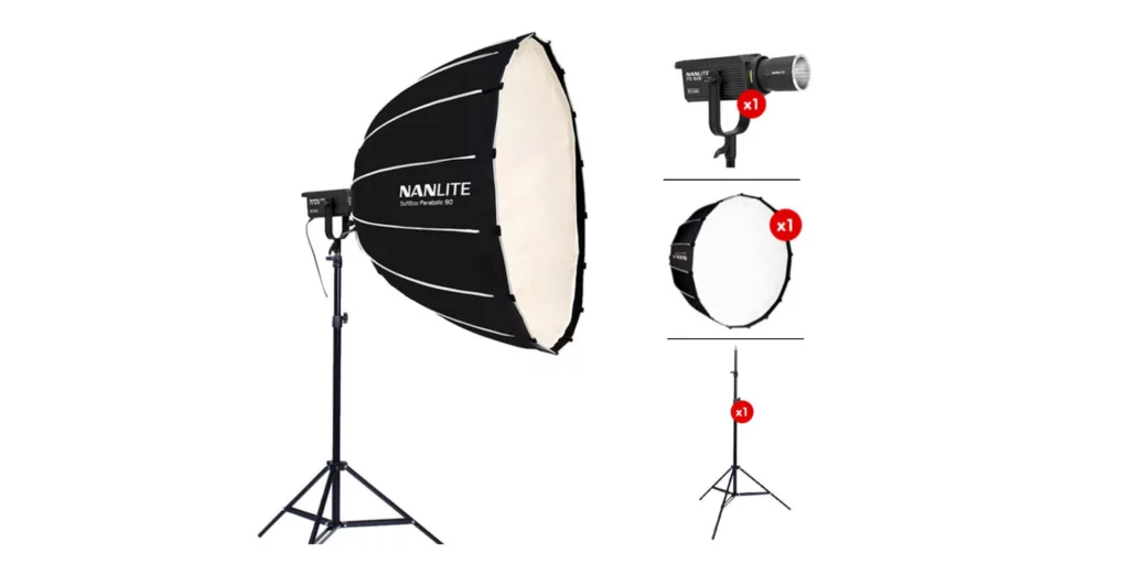 FS-60B SET ไฟเล็ก Softbox ใหญ่ ถ่ายให้หน้านวลใกล้ ๆ ไม่แสบตา 1 image 7