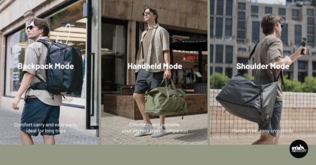 PGYTech OneMo Travel Backpack PGYTech OneMo Travel กระเป๋าเป้ 3 สไตล์ ในใบเดียว เที่ยวได้ทุกที่