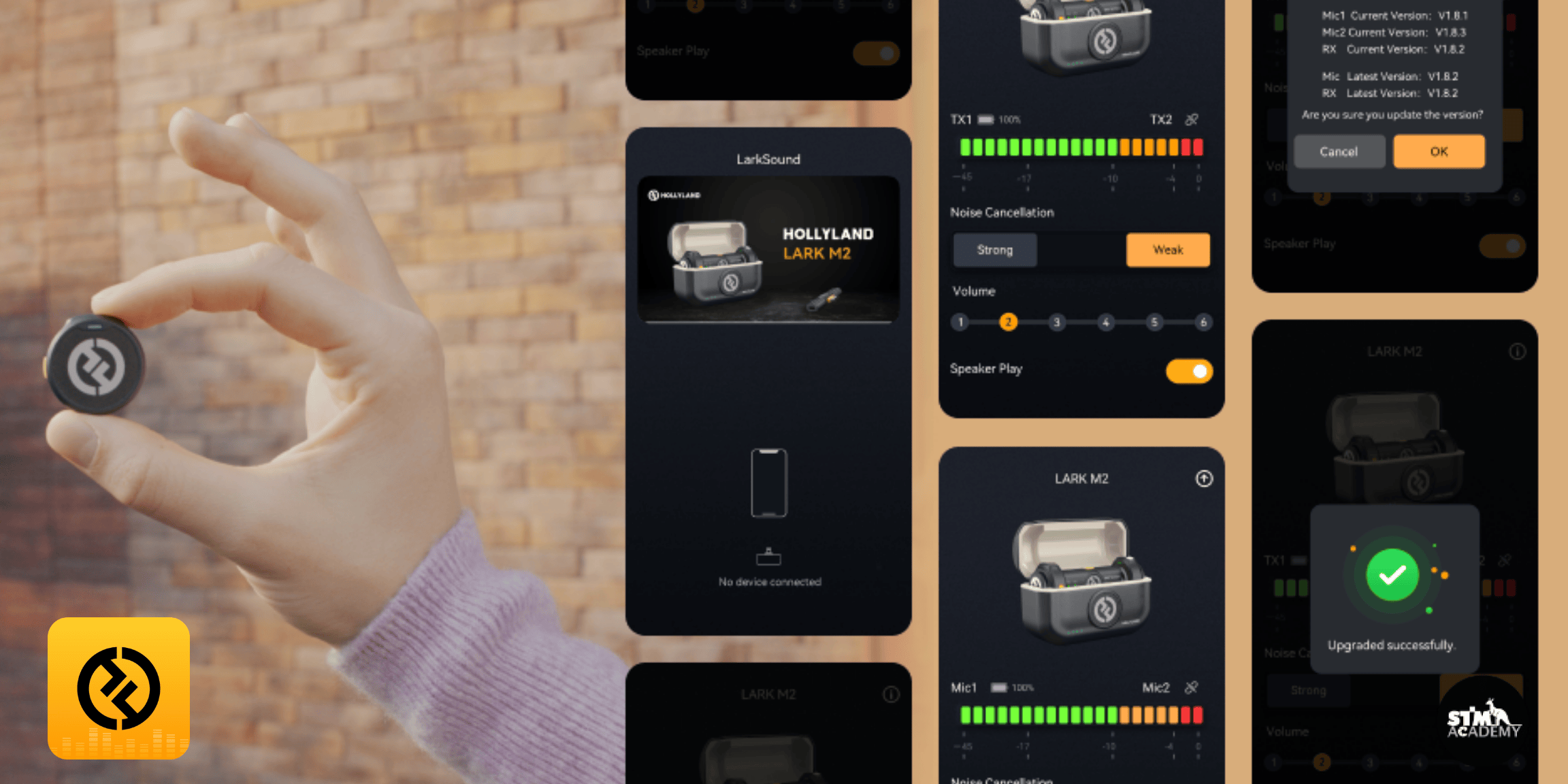 ปรับแต่งเสียง Lark M2 ด้วยแอป LarkSound