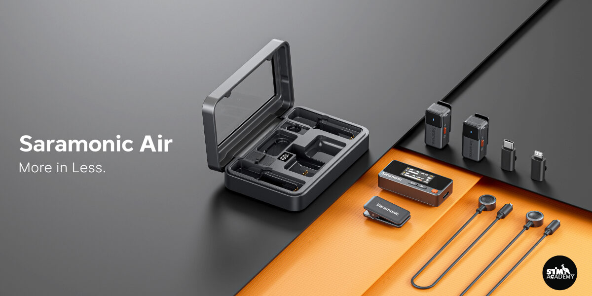 Saramonic Air ไมค์ไวเลสเสียงดี ฟีเจอร์ครบ จบในตัวเดียว Saramonic Air ไมค์ไวเลสเสียงดี ฟีเจอร์ครบ จบในตัวเดียว