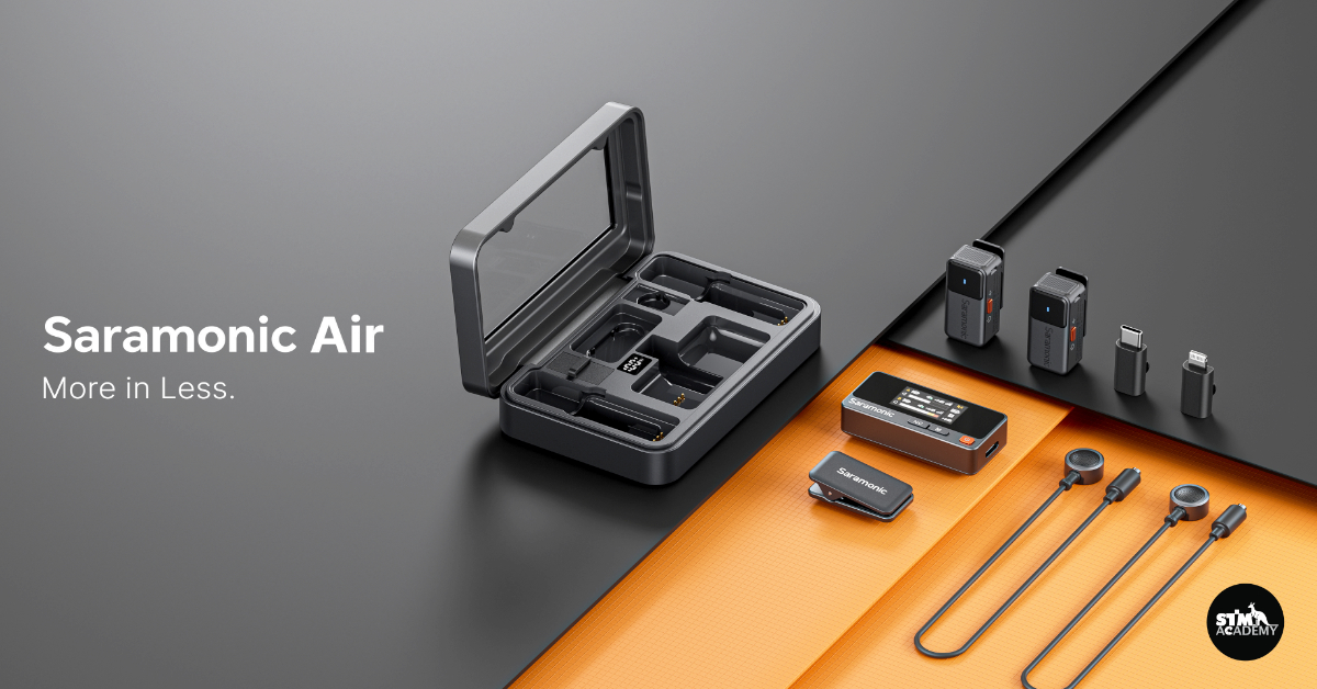 Saramonic Air ไมค์ไวเลสเสียงดี ฟีเจอร์ครบ จบในตัวเดียว
