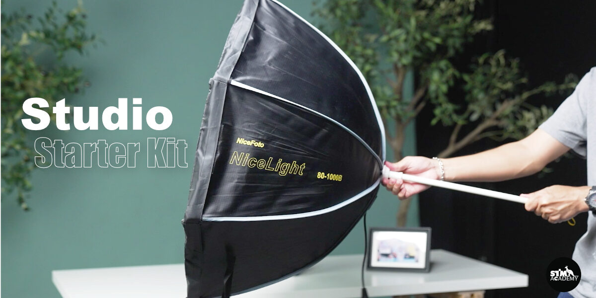 Nicefoto Studio Starter Kit ผิวสวยเล่นแสง ด้วยเซ็ตไฟแสงนุ่ม