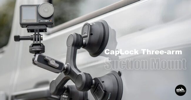PGYTECH CapLock Three-Arm Suction Mount